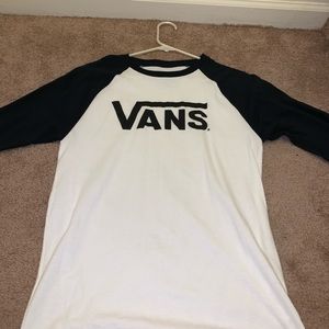 vans baseball tee